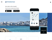 Tablet Screenshot of mykonostaxis.com